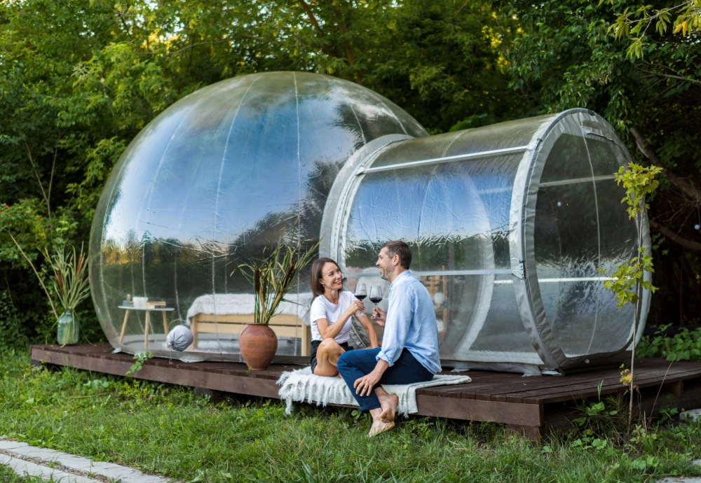 night sky bubble tent